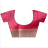 Rani Banarasi Silk Saree With Unstitched Blouse