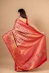 Effortless Glamour Rama Banarasi Silk With Unstitched Blouse