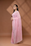 Gajari Georgette Saree With Unstitched Blouse