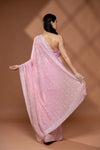 Gajari Georgette Saree With Unstitched Blouse