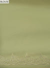 Pista Georgette Saree With Unstitched Blouse