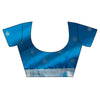 Wrapped in Elegance Pista South Indian Silk Saree And Woven Zari Border With Unstitched Blouse