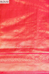 Timeless Beauty Tussar Banarasi Silk Saree And Woven Zari Border With Unstitched Blouse