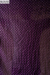 Deep Hues Wine Organza Saree With Unstitched Blouse