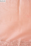 Panna Glow Different In Gajari Organza Floral Saree With Unstitched Blouse