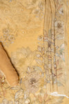 Tussar Crepe Unstitched Salwar Suit With Chinon Dupatta
