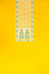 Mango Gold Cotton Unstitched Salwar Suit With Cotton Dupatta