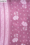 Garnet Cotton Unstitched Salwar Suit With Cotton Dupatta