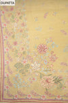 Pista Crepe Unstitched Salwar Suit With Crepe Dupatta
