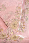 Gajari Crepe Unstitched Salwar Suit With Chinon Dupatta