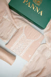 Tussar Muslin Unstitched Suit Salwar With Muslin Dupatta