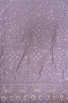 Mauve Muslin Unstitched Salwar Suit With Muslin Dupatta