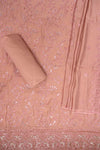 Gajari Muslin Unstitched Salwar Suit With Muslin Dupatta