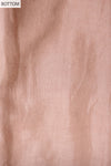 Peach Crepe Unstitched Salwar Suit With Crepe Dupatta