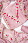 Onion Tissue Unstitched Salwar Suit With Tissue Dupatta