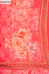 Gajari Organza Unstitched Salwar Suit With Chiffon Dupatta