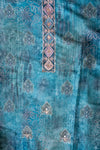 Rama Chanderi Unstitched Salwar Suit With Chanderi Dupatta