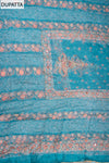 Rama Crepe Unstitched Salwar Suit With Chiffon Dupatta