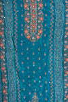 Rama Crepe Unstitched Salwar Suit With Chiffon Dupatta