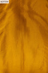 Mustard Organza Unstitched Salwar Suit With Cotton Dupatta