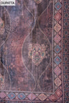Brown Chanderi Unstitched Salwar Suit With Chanderi Dupatta