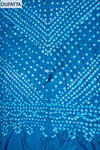 Dark firozi Dola Unstitched Salwar Suit With Dola Dupatta