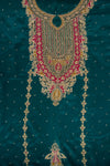 Rama Crepe Unstitched Salwar Suit With Georgette Dupatta