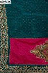 Rama Crepe Unstitched Salwar Suit With Georgette Dupatta