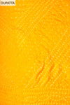 Mustard Muslin Unstitched Salwar Suit With Muslin Dupatta