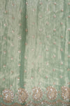 Pista Shimmer Unstitched Salwar Suit With Chinon Dupatta