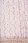 Mauve Organza Unstitched Salwar Suit With Organza Dupatta