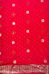 Rani Crepe Unstitched Salwar Suit With Crepe Dupatta