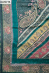 Mint Green Crepe Unstitched Suit Salwar With Crepe Dupatta