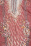 Gajari Crepe Unstitched Salwar Suit With Chiffon Dupatta
