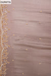 Onion Shimmer Unstitched Suit Salwar With Chinon Dupatta