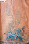 Onion Chanderi Unstitched Salwar Suit With Soft Dupatta