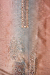 Onion Chanderi Unstitched Salwar Suit With Soft Dupatta