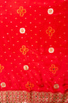 Maroon Crepe Unstitched Salwar Suit With Crepe Dupatta