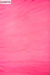 Rani Banarasi Silk Unstitched Salwar Suit With Organza Dupatta