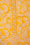 Mustard Pashmina Unstitched Salwar Suit With Cotton Dupatta