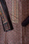 Brown Soft Twill  Unstitched Salwar Suit With Soft Twill Dupatta