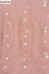 Onion Georgette Unstitched Salwar Suit With Chiffon Dupatta
