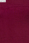 Garnet Crepe Unstitched Salwar Suit With Khaddi Georgette Dupatta