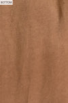 Brown Organza Unstitched Salwar Suit With Chiffon Dupatta