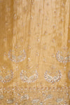 Mustard Shimmer Unstitched Salwar Suit With Chinon Dupatta