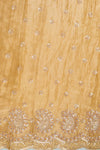 Mustard Shimmer Unstitched Salwar Suit With Chinon Dupatta