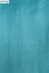 Off White Tea Green Organza Unstitched Salwar Suit With Cotton Dupatta