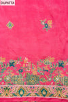 Gajari Cotton Unstitched Salwar Suit With Cotton Dupatta