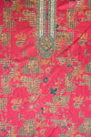 Gajari Cotton Unstitched Salwar Suit With Cotton Dupatta