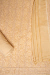 Tussar Cotton Unstitched Salwar Suit With Chiffon Dupatta